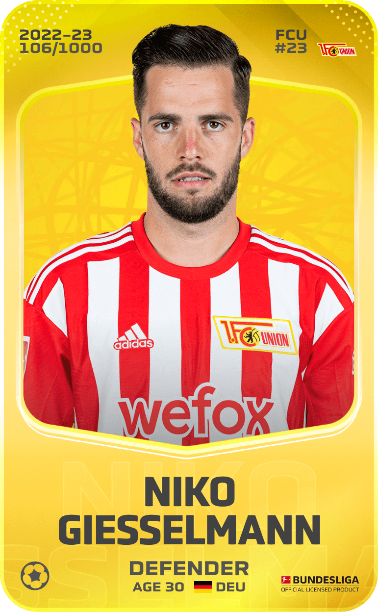 Niko Gießelmann 2022-23 • Limited 106/1000