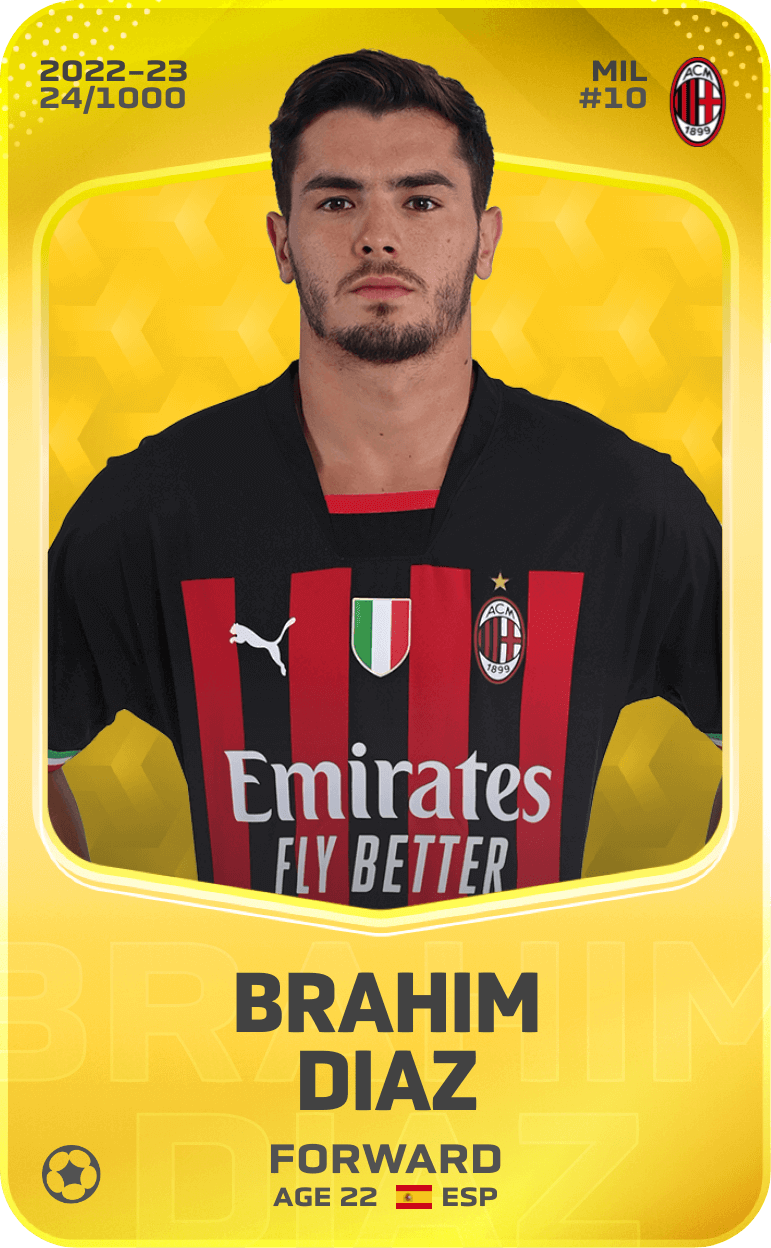 Brahim Diaz 2022-23 • Limited 24/1000
