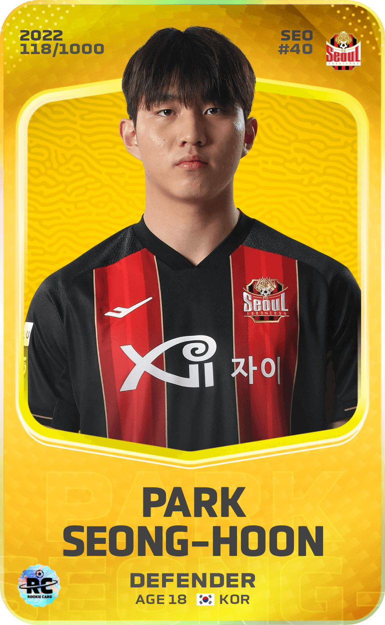 Park Seong-Hoon 2022-23 • Limited 118/1000
