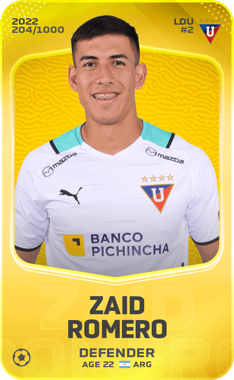 Zaid Romero 2022-23 • Limited 204/1000