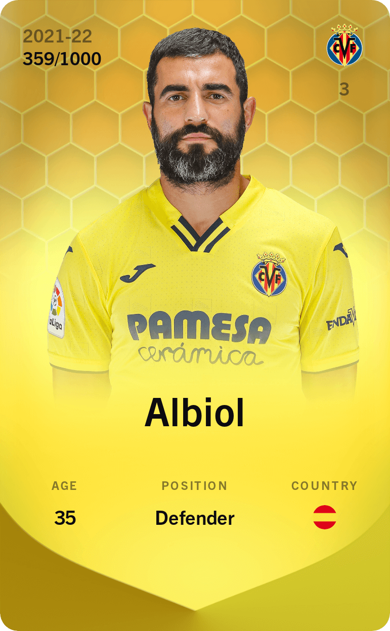 Albiol 2021-22 • Limited 359/1000