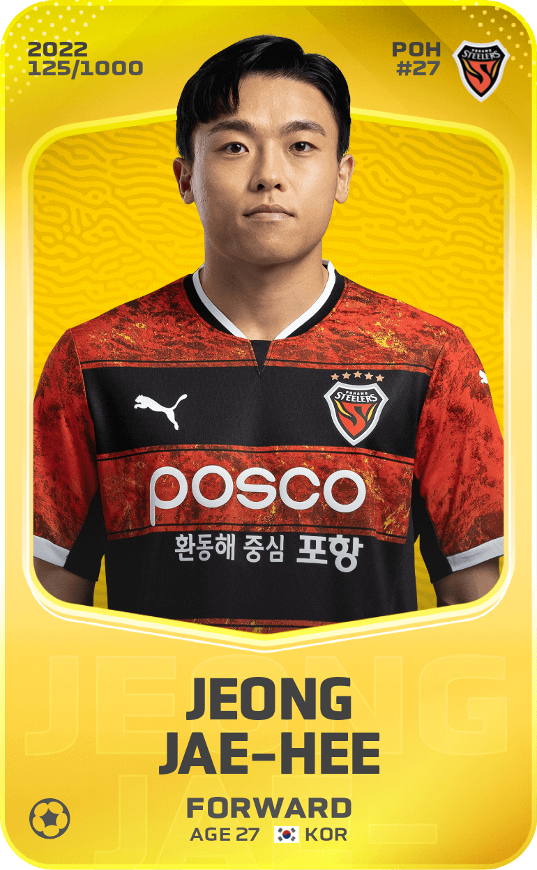 Jeong Jae-Hee 2022-23 • Limited 125/1000