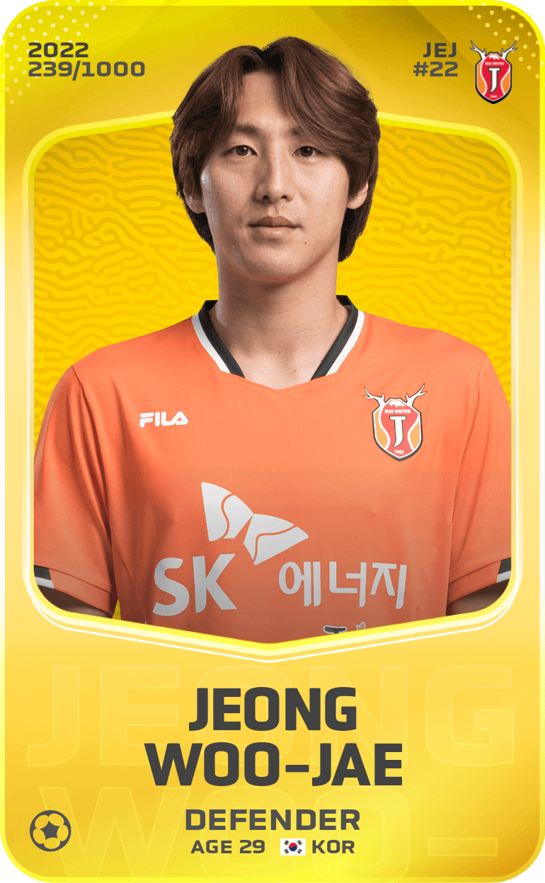 Jeong Woo-Jae 2022-23 • Limited 239/1000