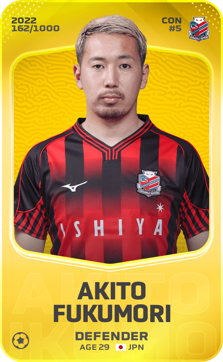 Akito Fukumori 2022-23 • Limited 162/1000