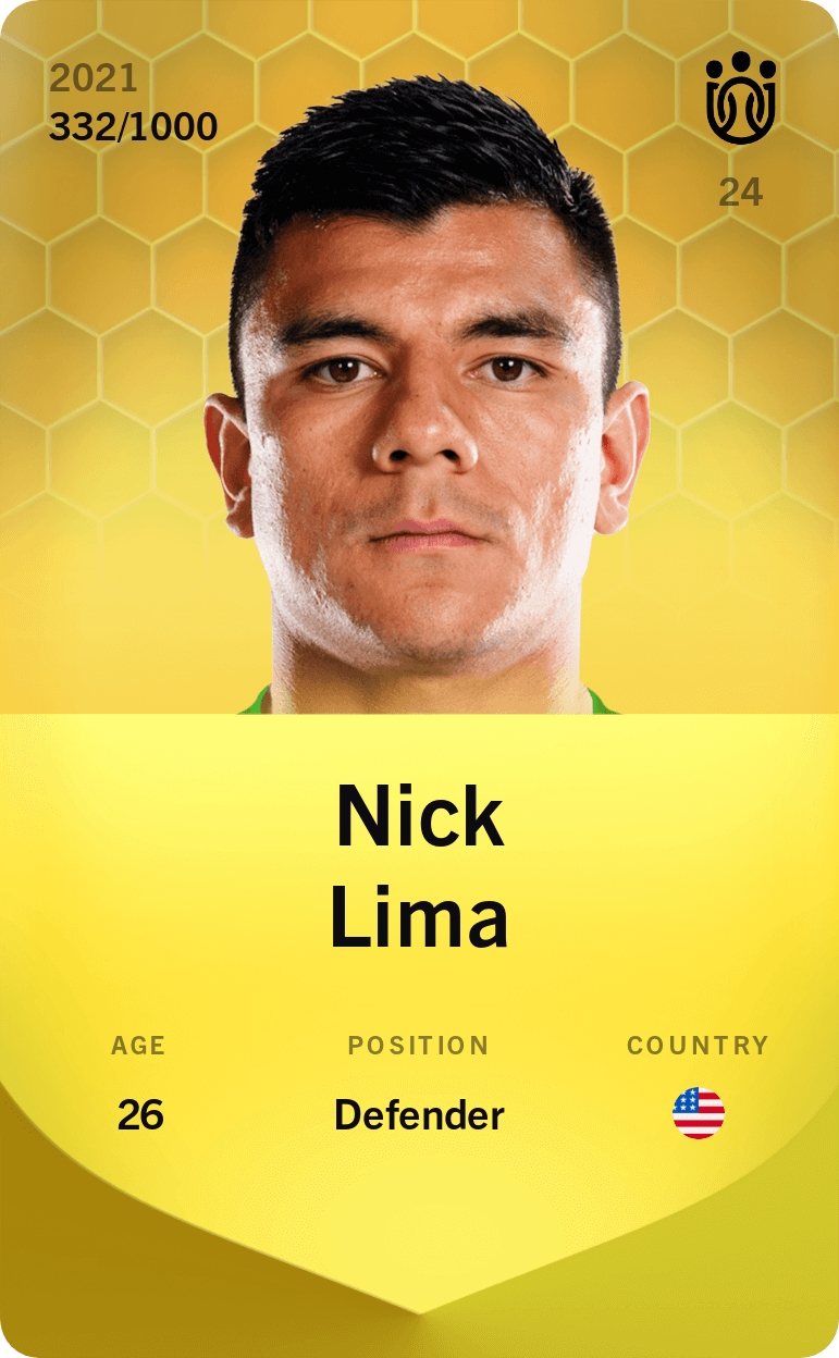 Nick Lima 2021-22 • Limited 332/1000