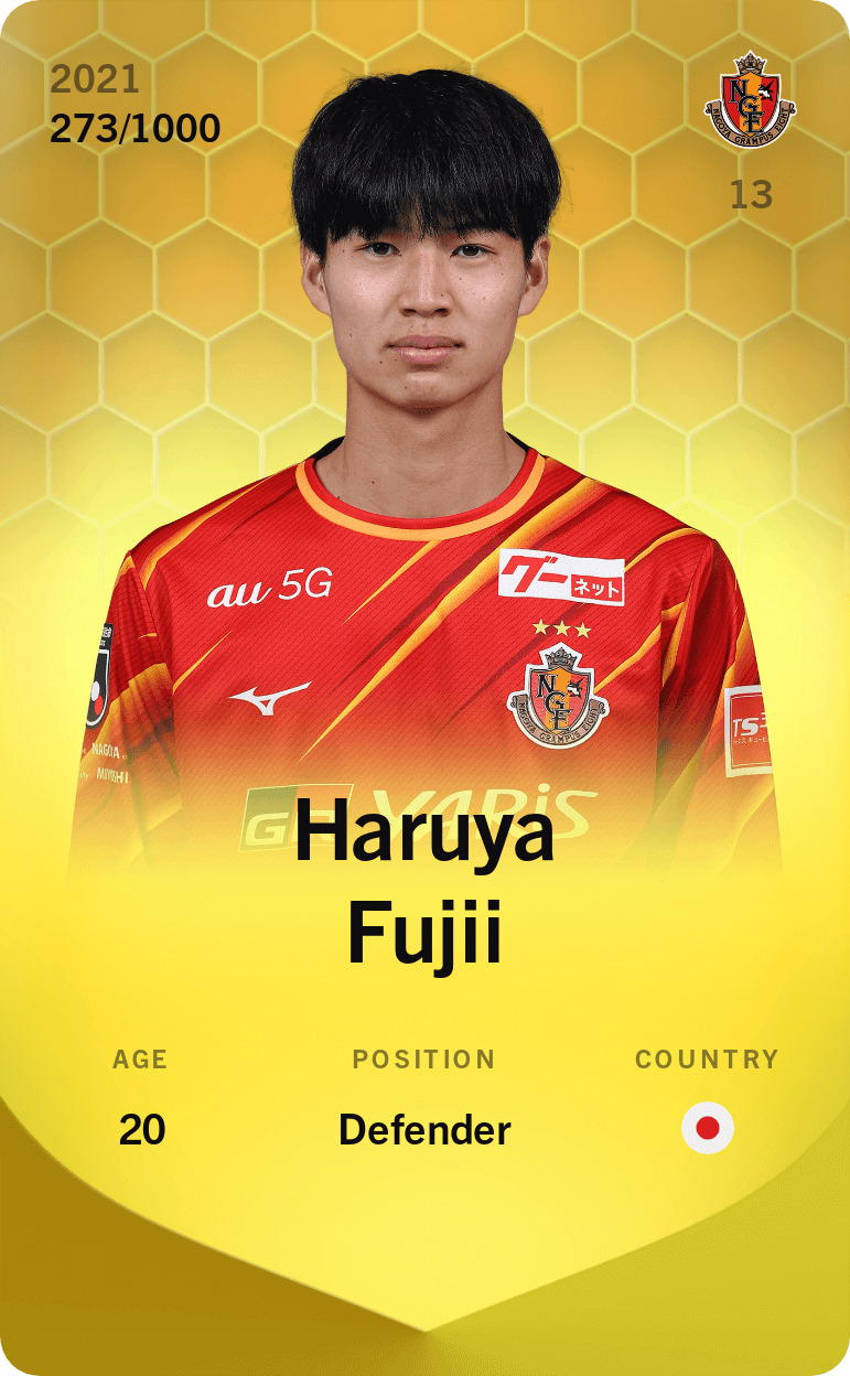 Haruya Fujii 2021-22 • Limited 273/1000