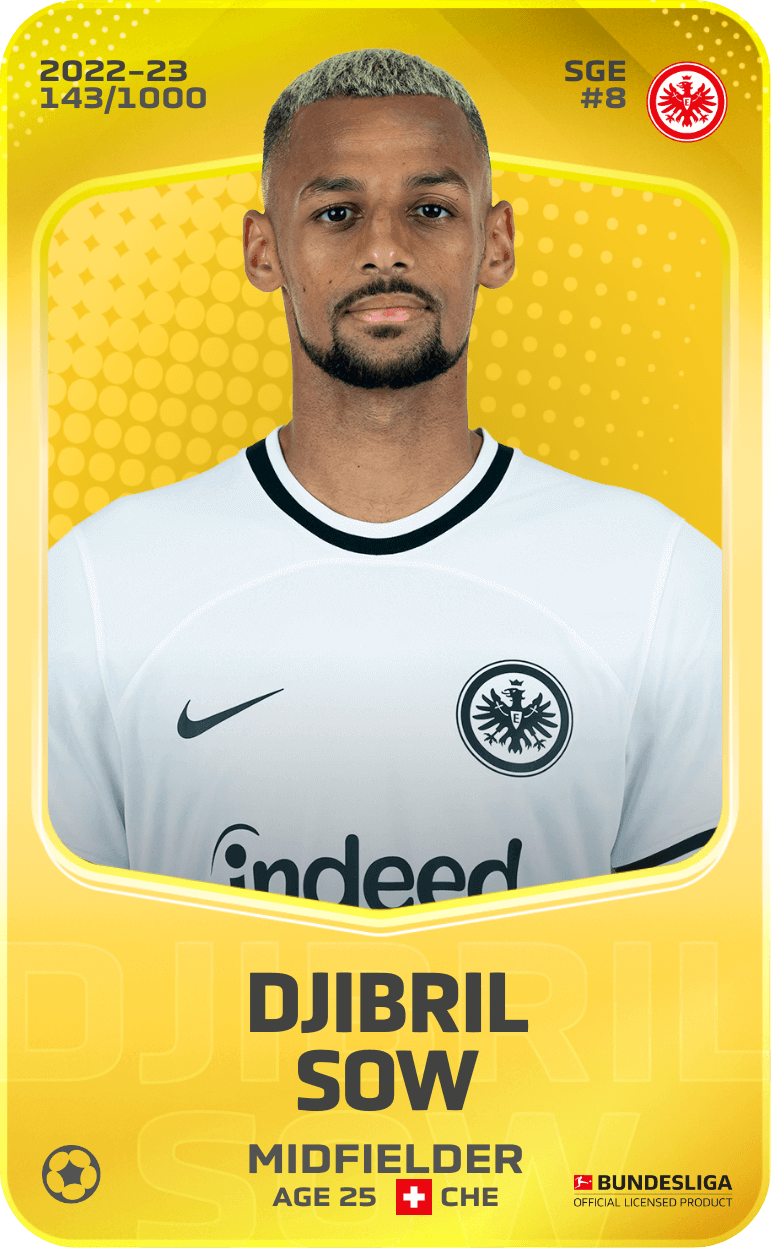 Djibril Sow 2022-23 • Limited 143/1000