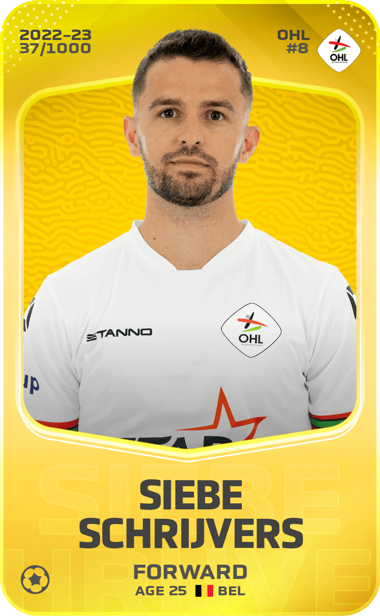 Siebe Schrijvers 2022-23 • Limited 37/1000
