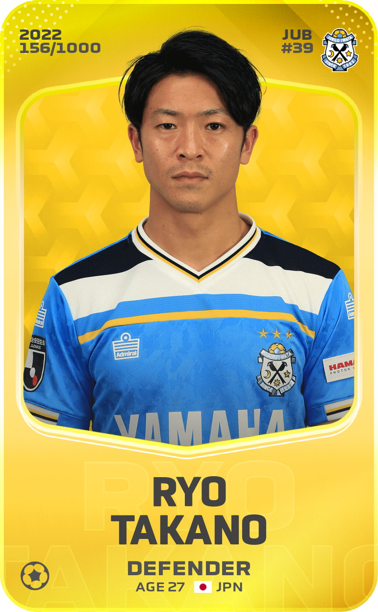 Sorare - Sorare Official - Ryo Takano 2022-23 • Limited 156/1000 - NFT # 9849133460987087219569396199247700171117829568659613548655749849804589740100