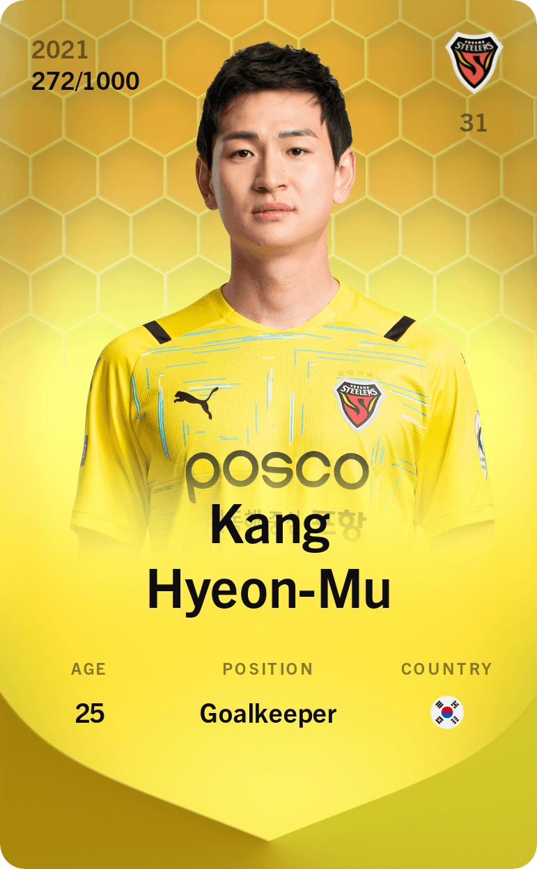 Kang Hyeon-Mu 2021-22 • Limited 272/1000