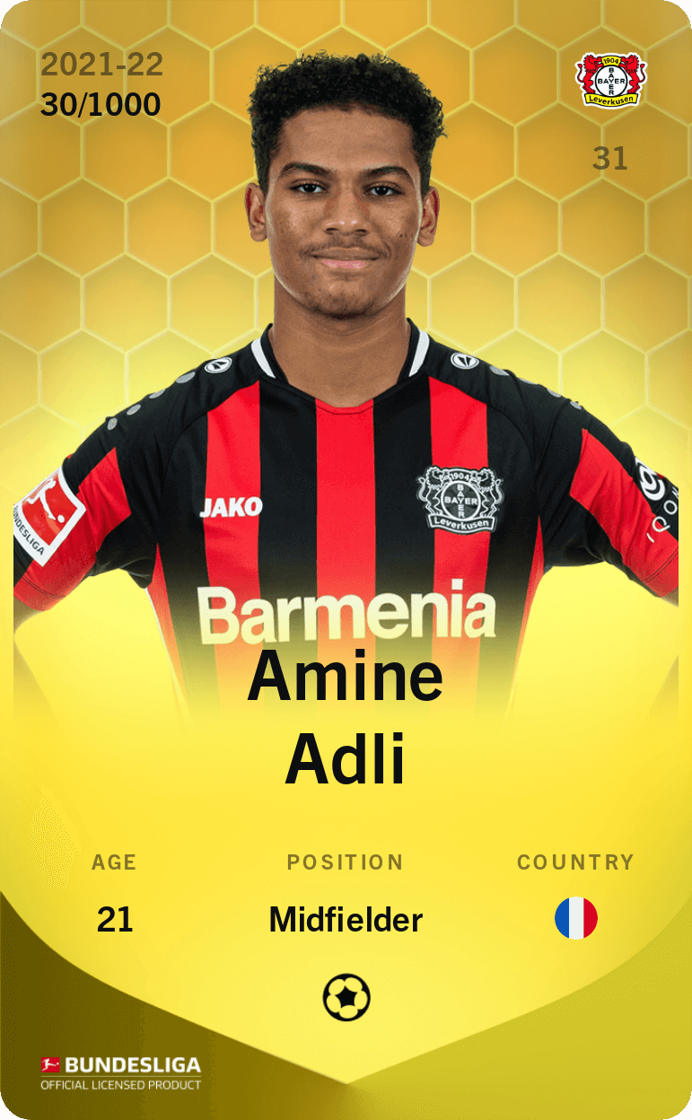 Amine Adli 2021-22 • Limited 30/1000