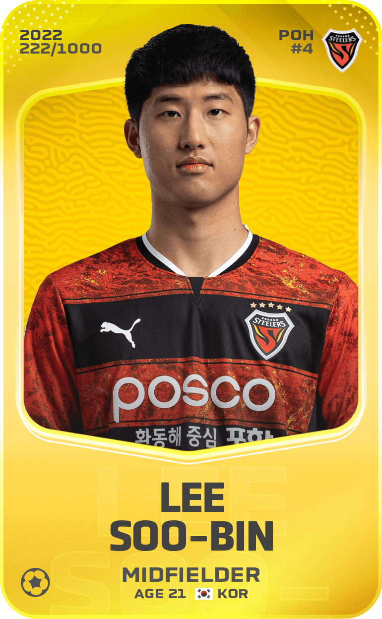 Lee Soo-Bin 2022-23 • Limited 222/1000