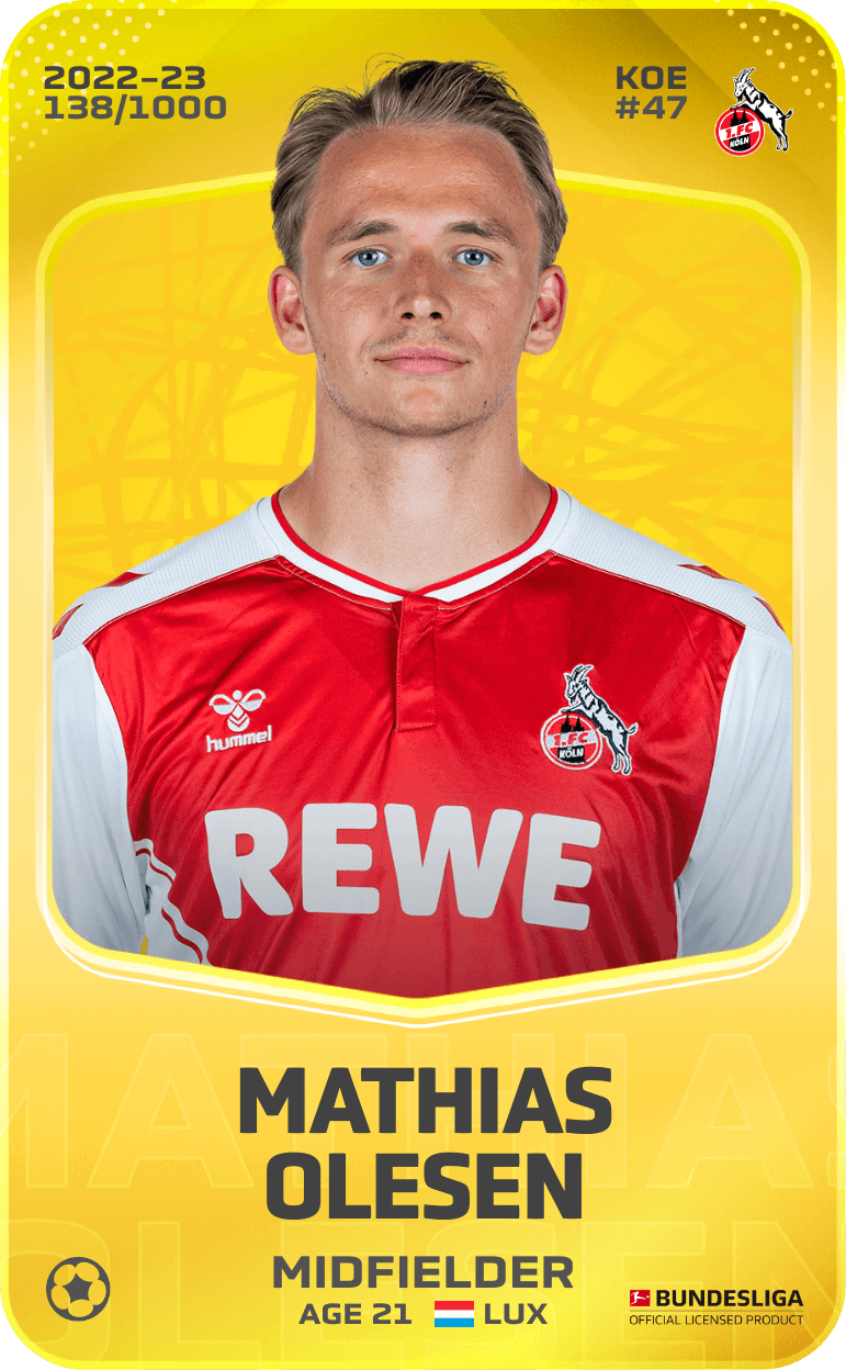 Mathias Olesen 2022-23 • Limited 138/1000