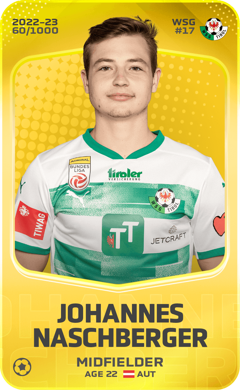 Johannes Naschberger 2022-23 • Limited 60/1000