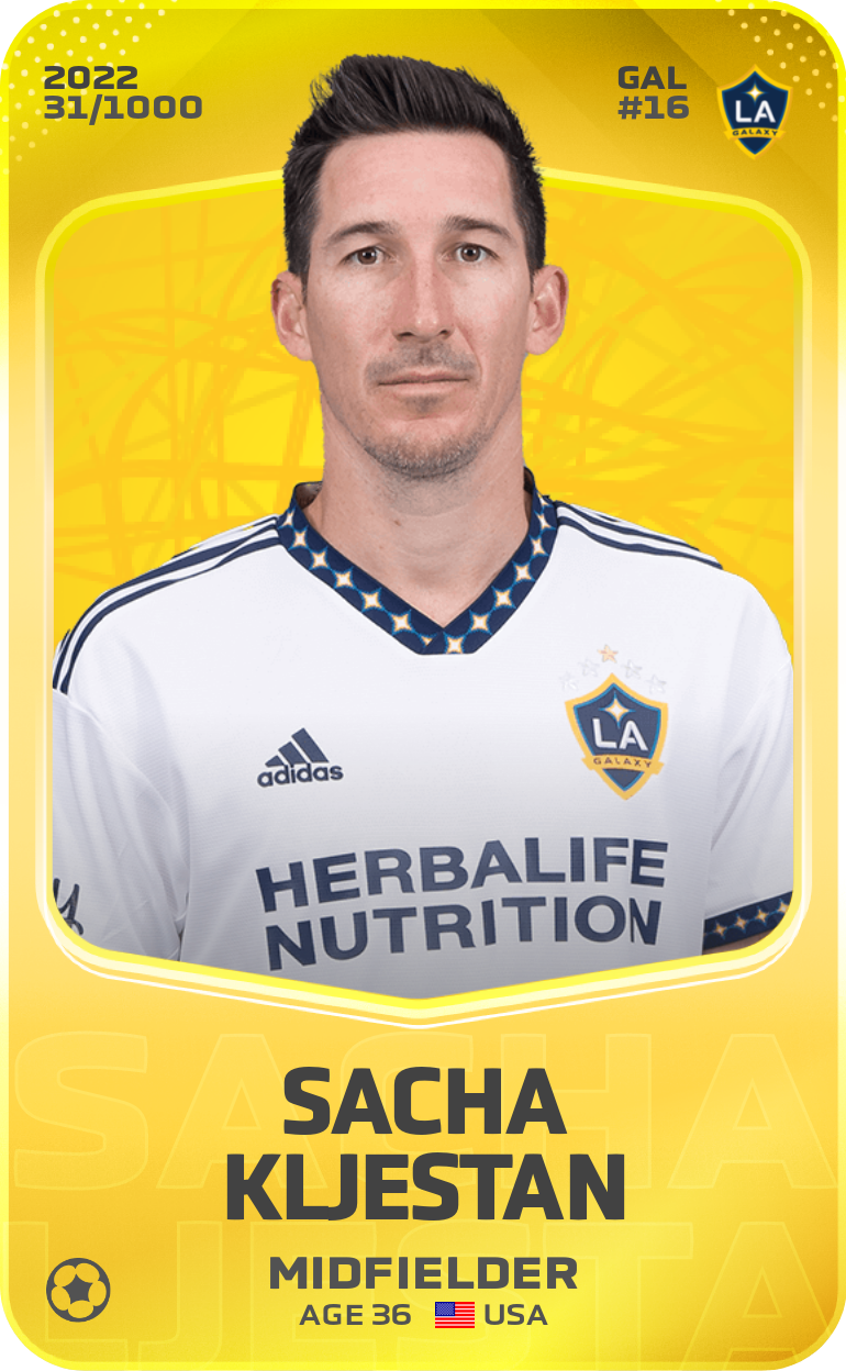 Sorare - Sorare Official - Sacha Kljestan 2022-23 • Limited 31/1000 - NFT # 36260375858164726008373069283029979507877736923376951300916512392237397905419