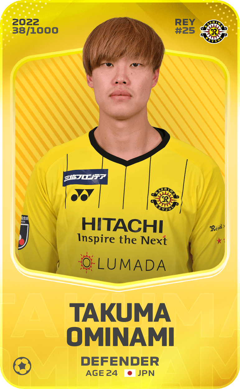 Takuma Ominami 2022-23 • Limited 38/1000