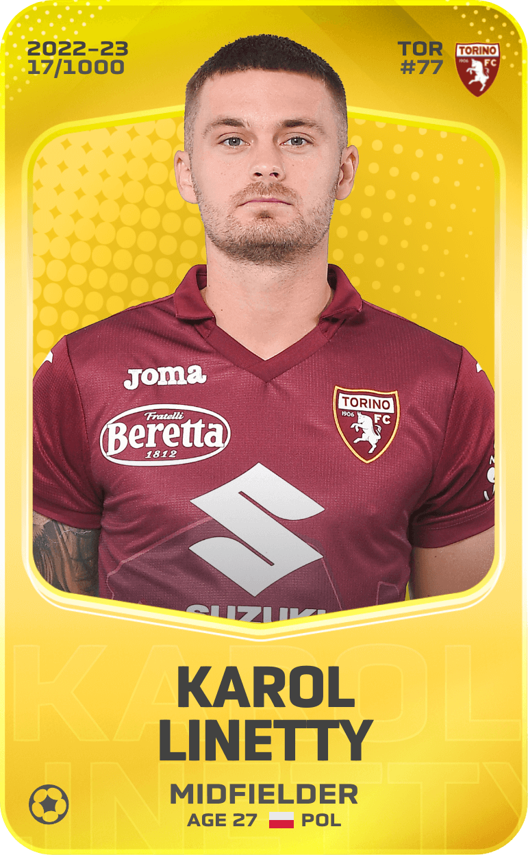 Karol Linetty 2022-23 • Limited 17/1000