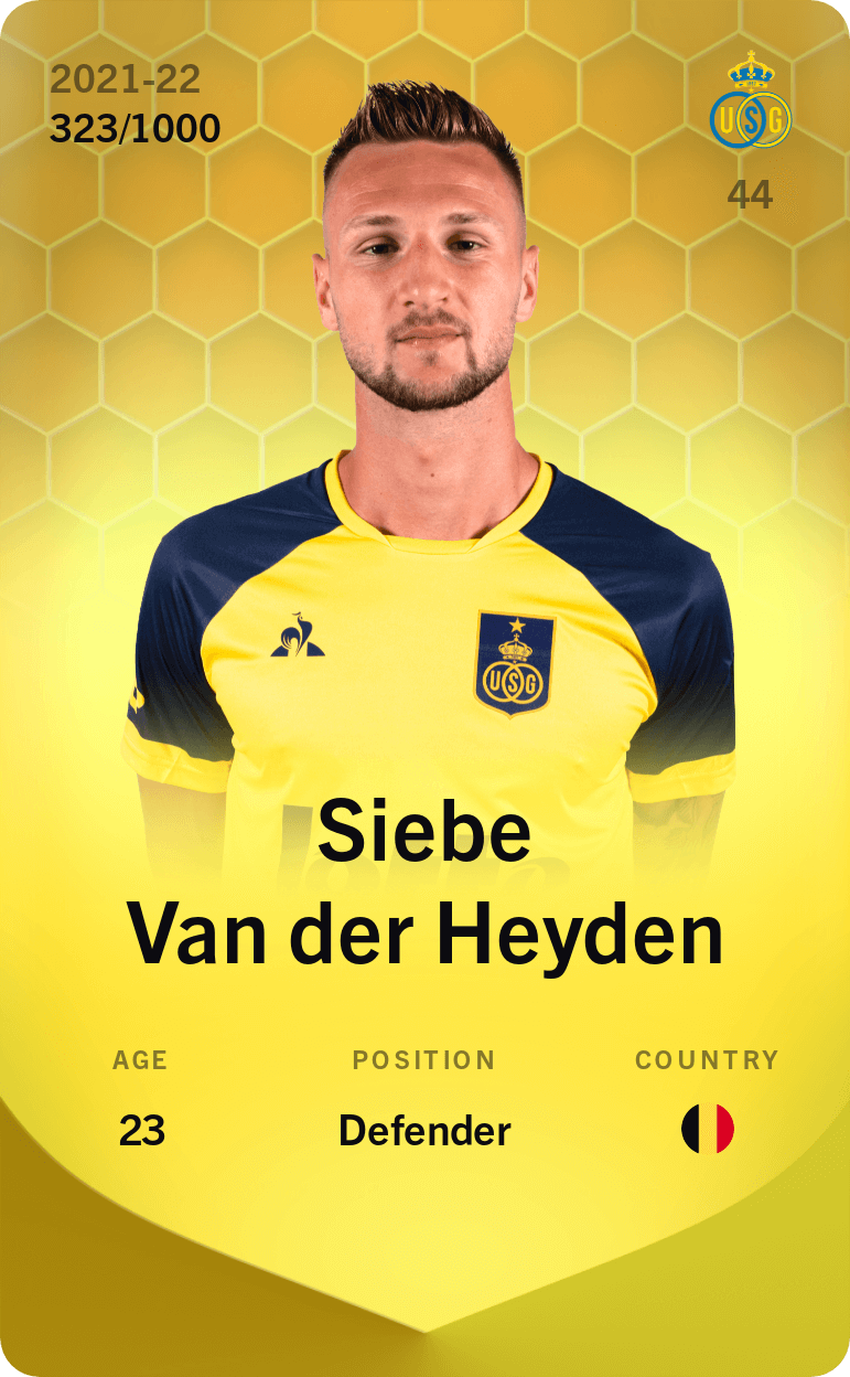 Siebe Van der Heyden 2021-22 • Limited 323/1000