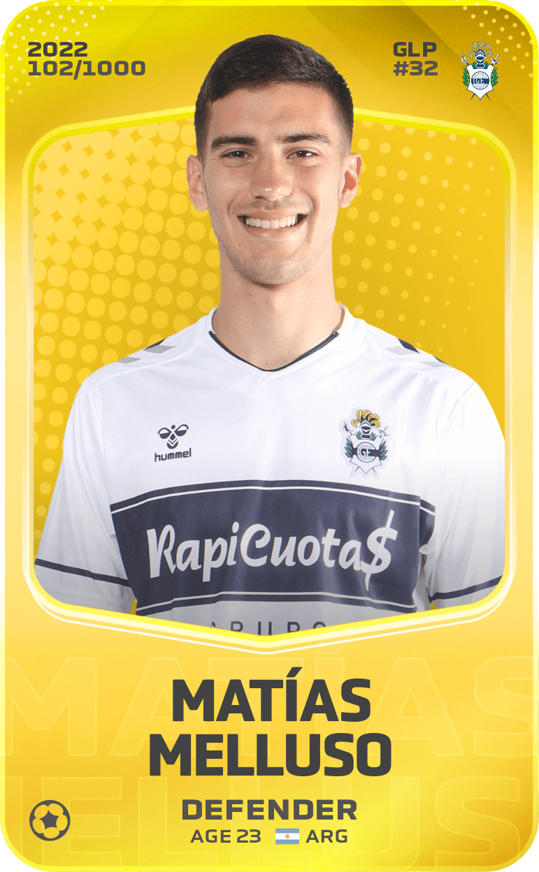 Matías Melluso 2022-23 • Limited 102/1000