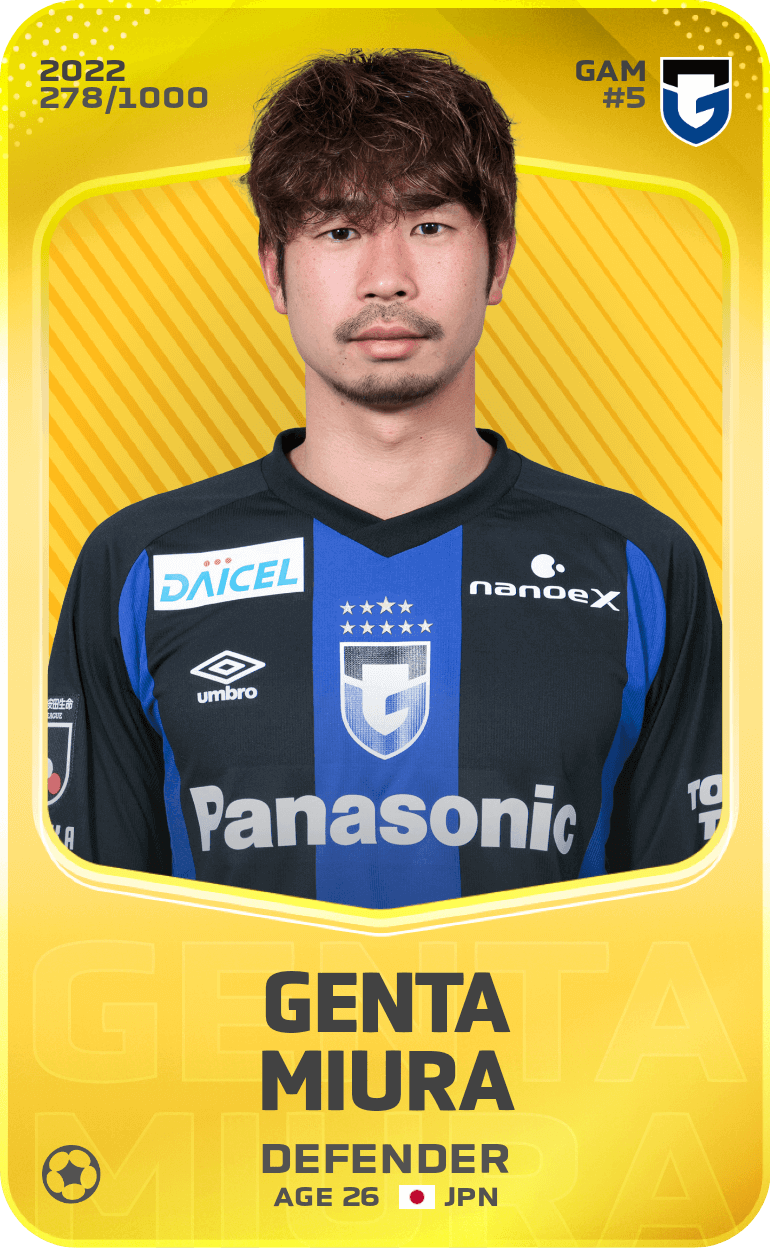 Genta Miura 2022-23 • Limited 278/1000
