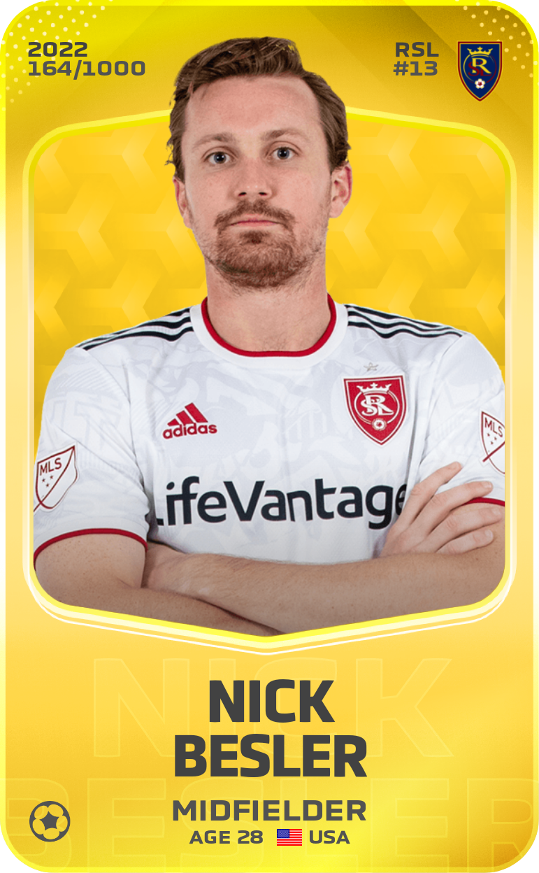 Sorare - Sorare Official - Nick Besler 2022-23 • Limited 164/1000 - NFT # 72007790043674924587010336692078056270409568990282099698529933033200285239437