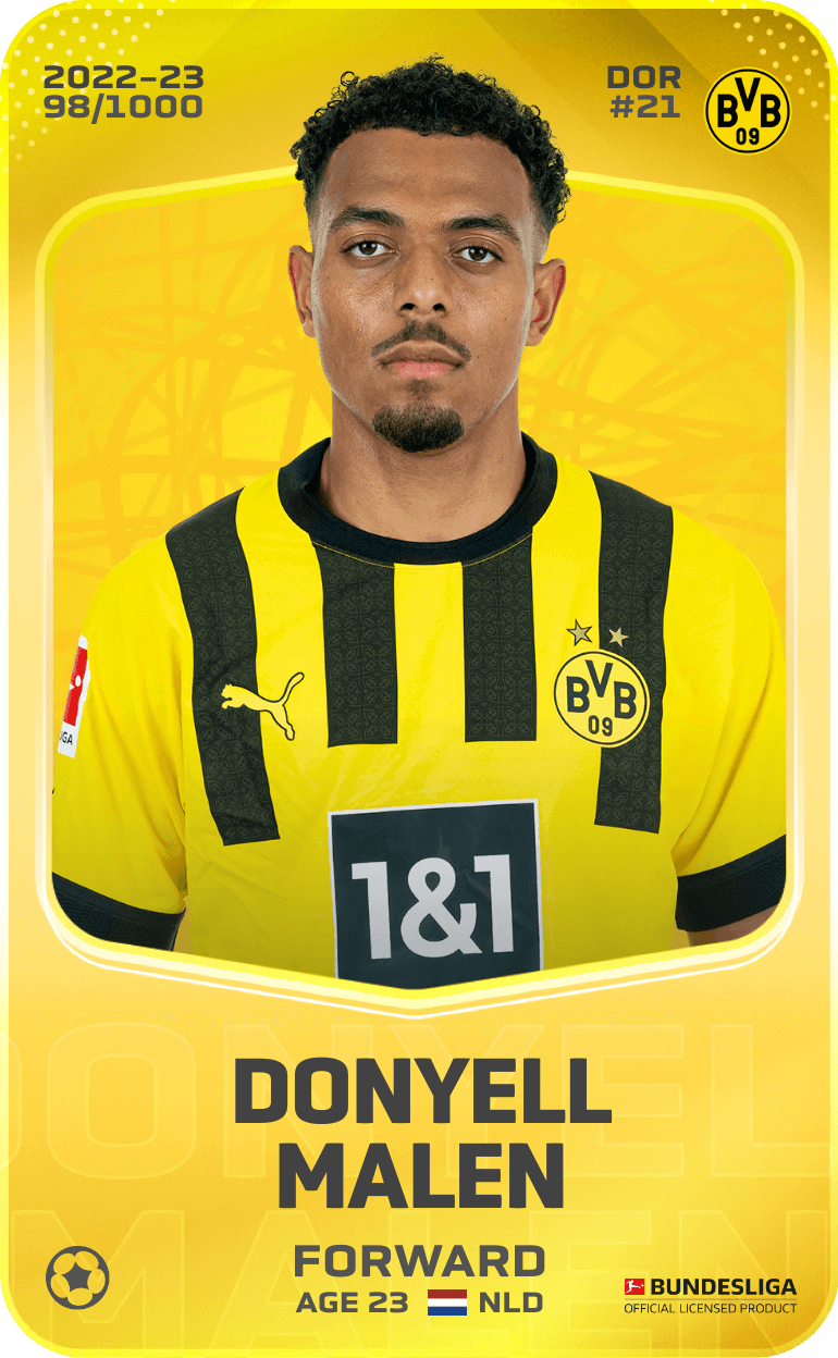 Donyell Malen 2022-23 • Limited 98/1000