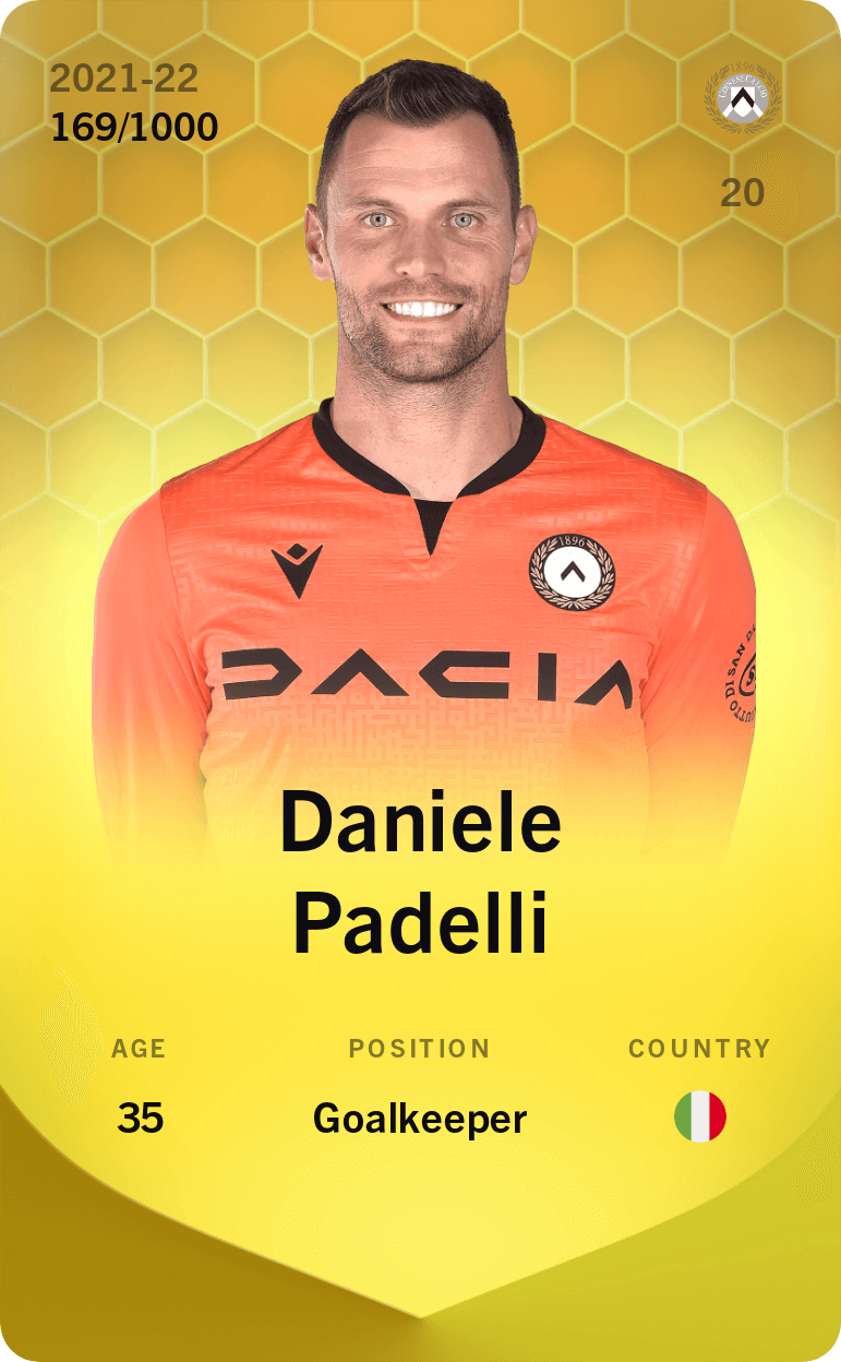 Daniele Padelli 2021-22 • Limited 169/1000