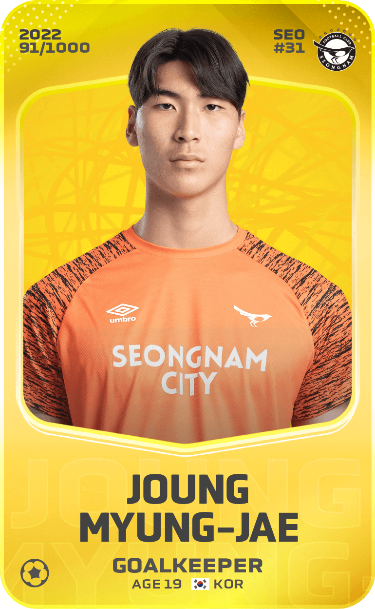 Joung Myung-Jae 2022-23 • Limited 91/1000