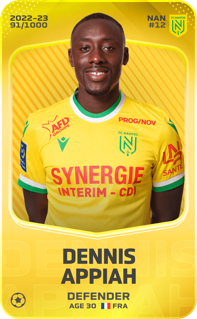 Dennis Appiah 2022-23 • Limited 91/1000