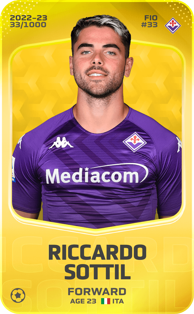 Riccardo Sottil 2022-23 • Limited 33/1000