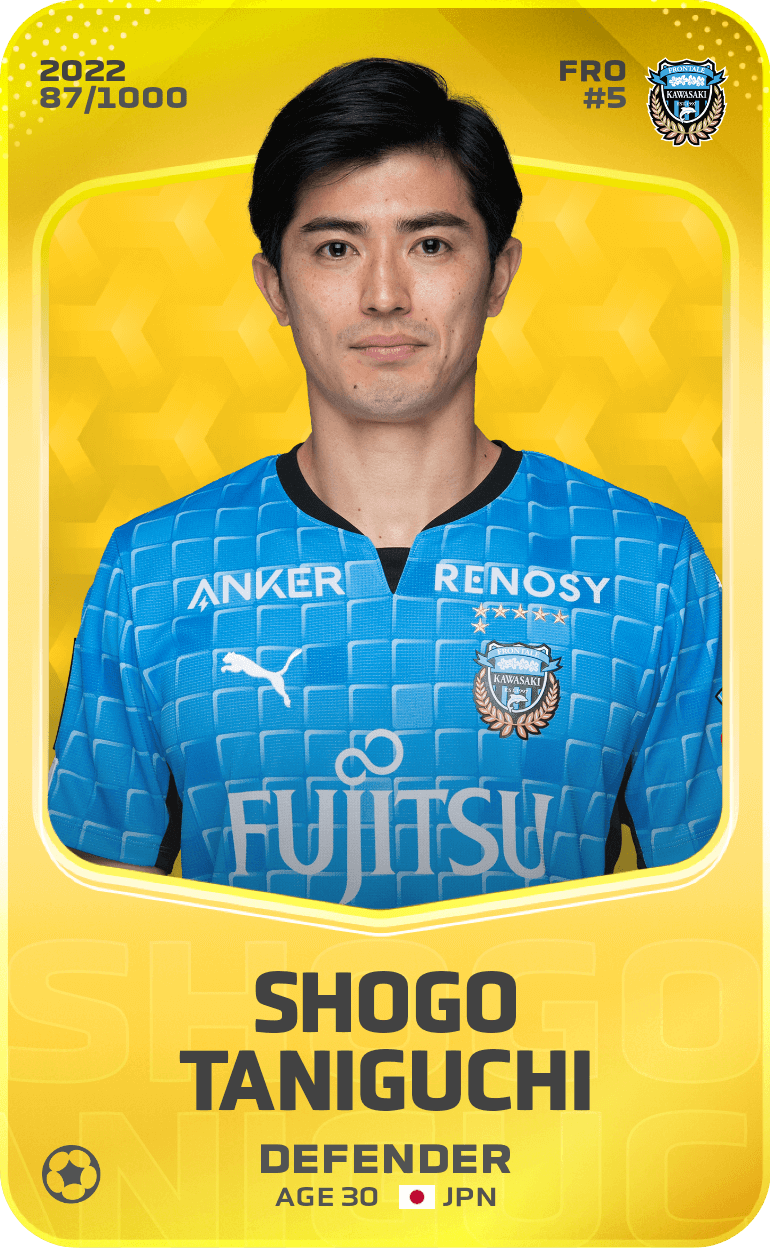Shogo Taniguchi 2022-23 • Limited 87/1000