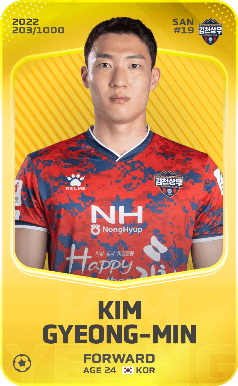 Kim Gyeong-Min 2022-23 • Limited 203/1000