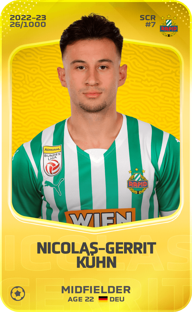 Nicolas-Gerrit Kühn 2022-23 • Limited 26/1000