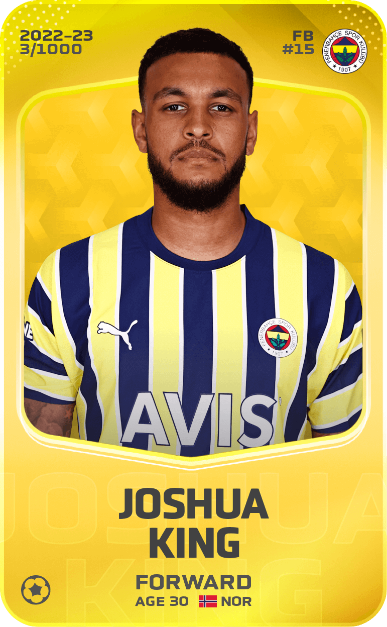 Joshua King 2022-23 • Limited 3/1000