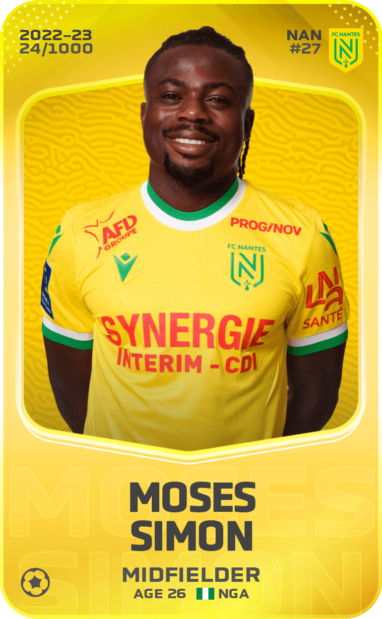 Moses Simon 2022-23 • Limited 24/1000