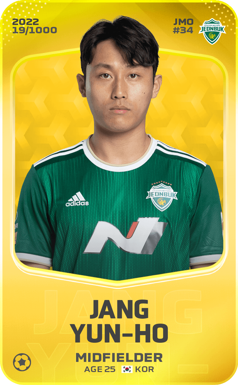 Jang Yun-Ho 2022-23 • Limited 19/1000