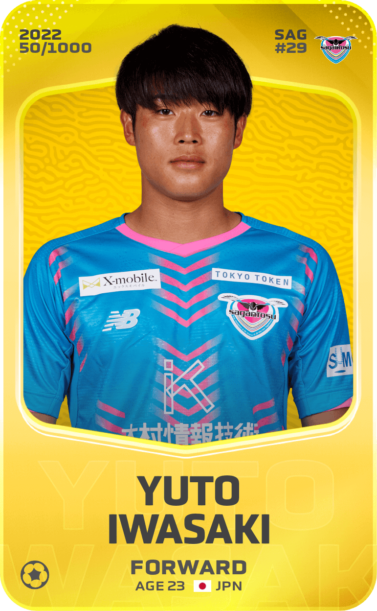 Yuto Iwasaki 2022-23 • Limited 50/1000
