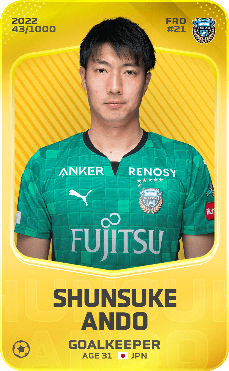 Shunsuke Ando 2022-23 • Limited 43/1000