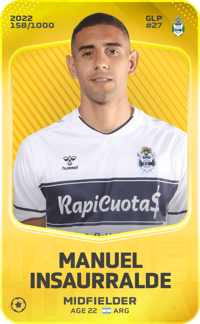Manuel Insaurralde 2022-23 • Limited 158/1000