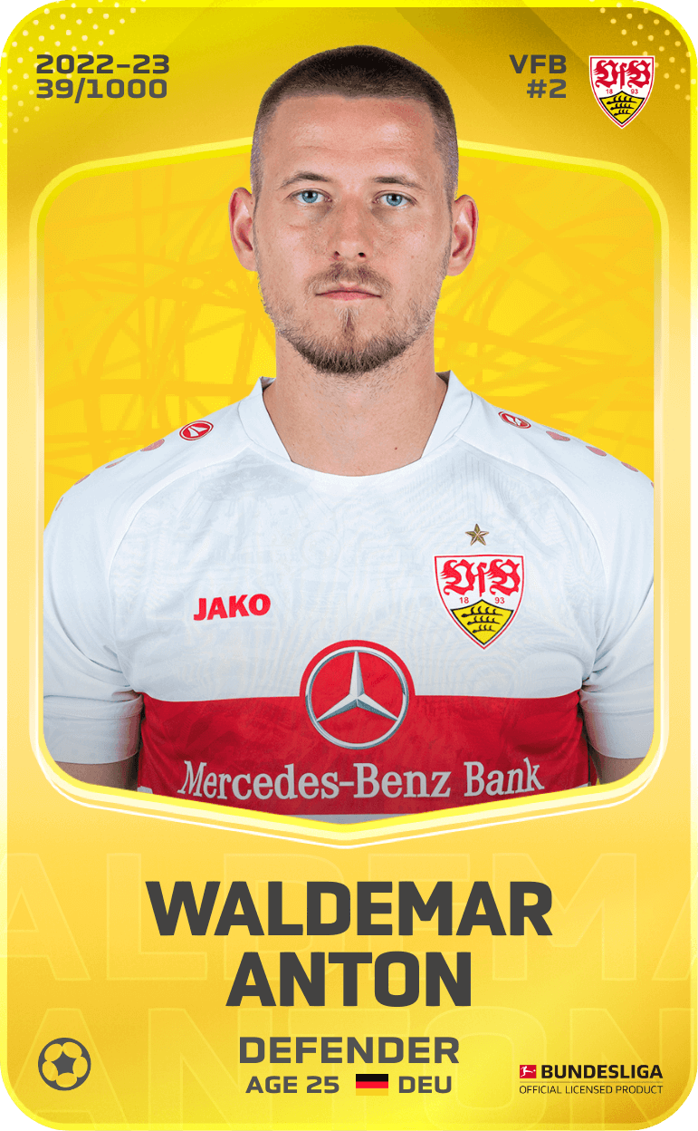 Waldemar Anton 2022-23 • Limited 39/1000