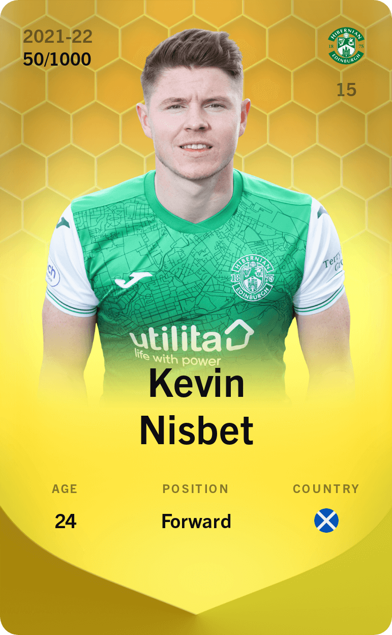 Kevin Nisbet 2021-22 • Limited 50/1000