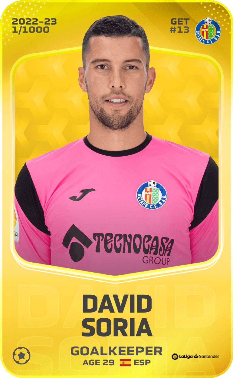 David Soria 2022-23 • Limited 1/1000