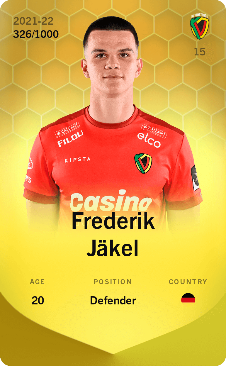 Frederik Jäkel 2021-22 • Limited 326/1000