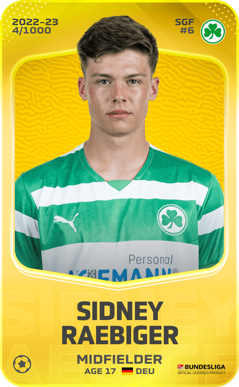 Sidney Raebiger 2022-23 • Limited 4/1000