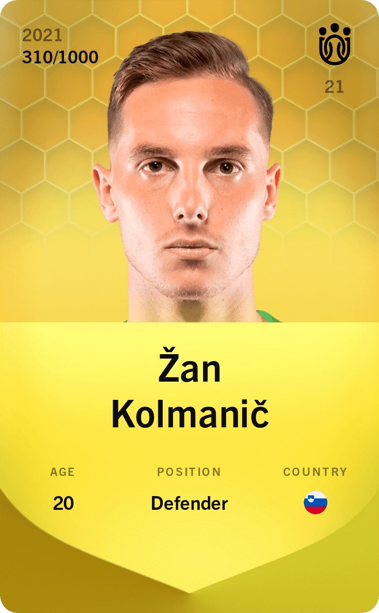 Žan Kolmanič 2021-22 • Limited 310/1000