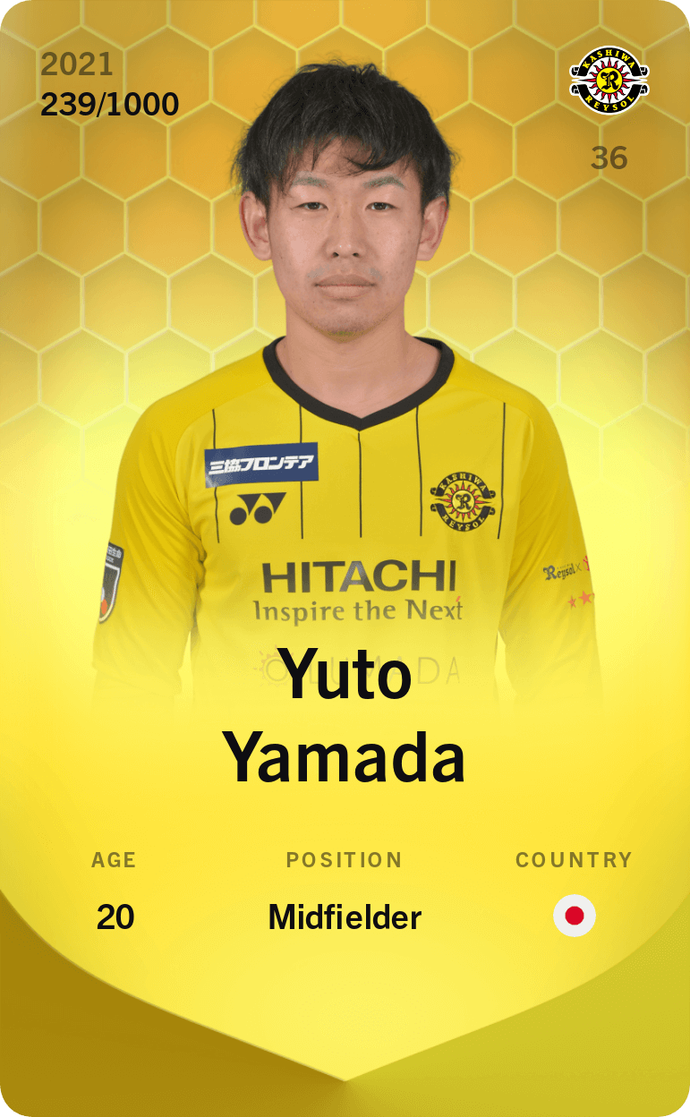 Yuto Yamada 2021-22 • Limited 239/1000