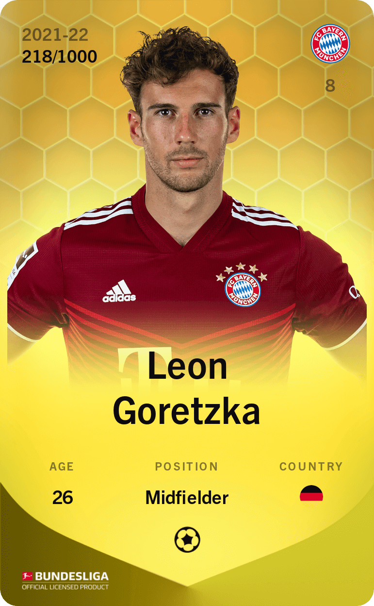 Leon Goretzka 2021-22 • Limited 218/1000