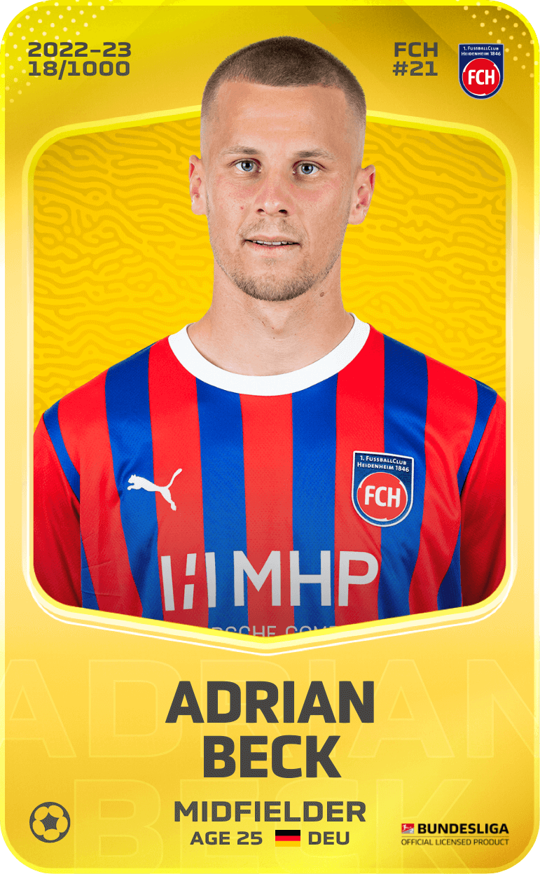 Adrian Beck 2022-23 • Limited 18/1000