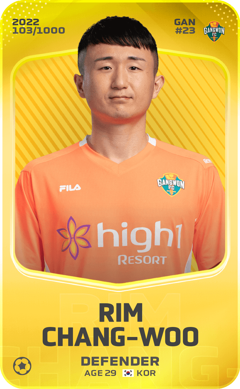 Rim Chang-Woo 2022-23 • Limited 103/1000