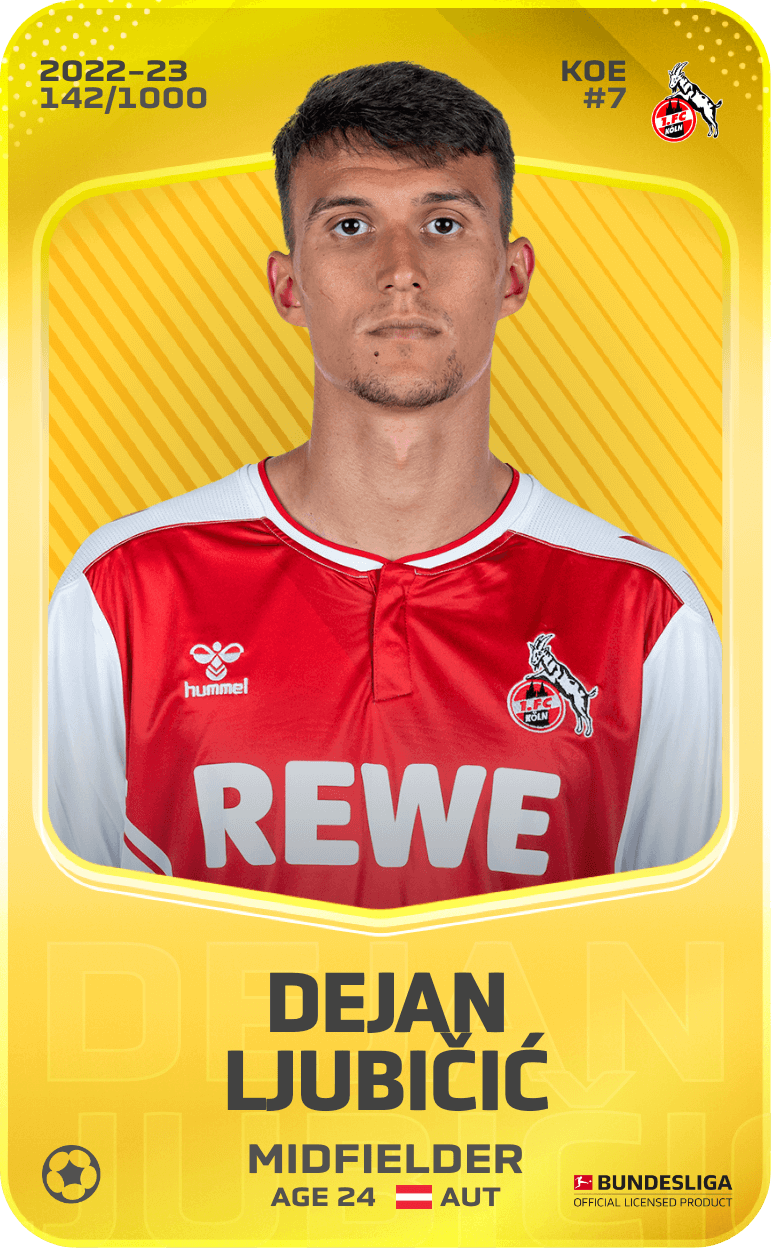 Dejan Ljubičić 2022-23 • Limited 142/1000